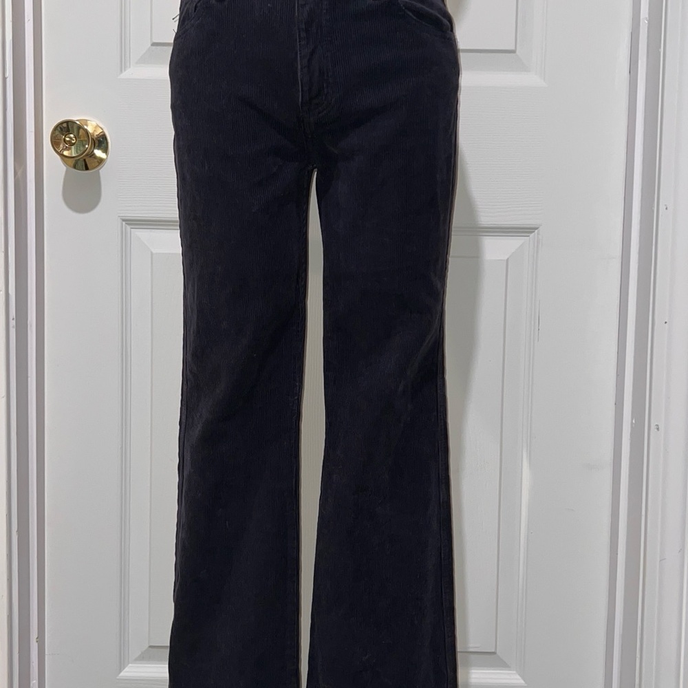 Women's Black Corduroy Jeans